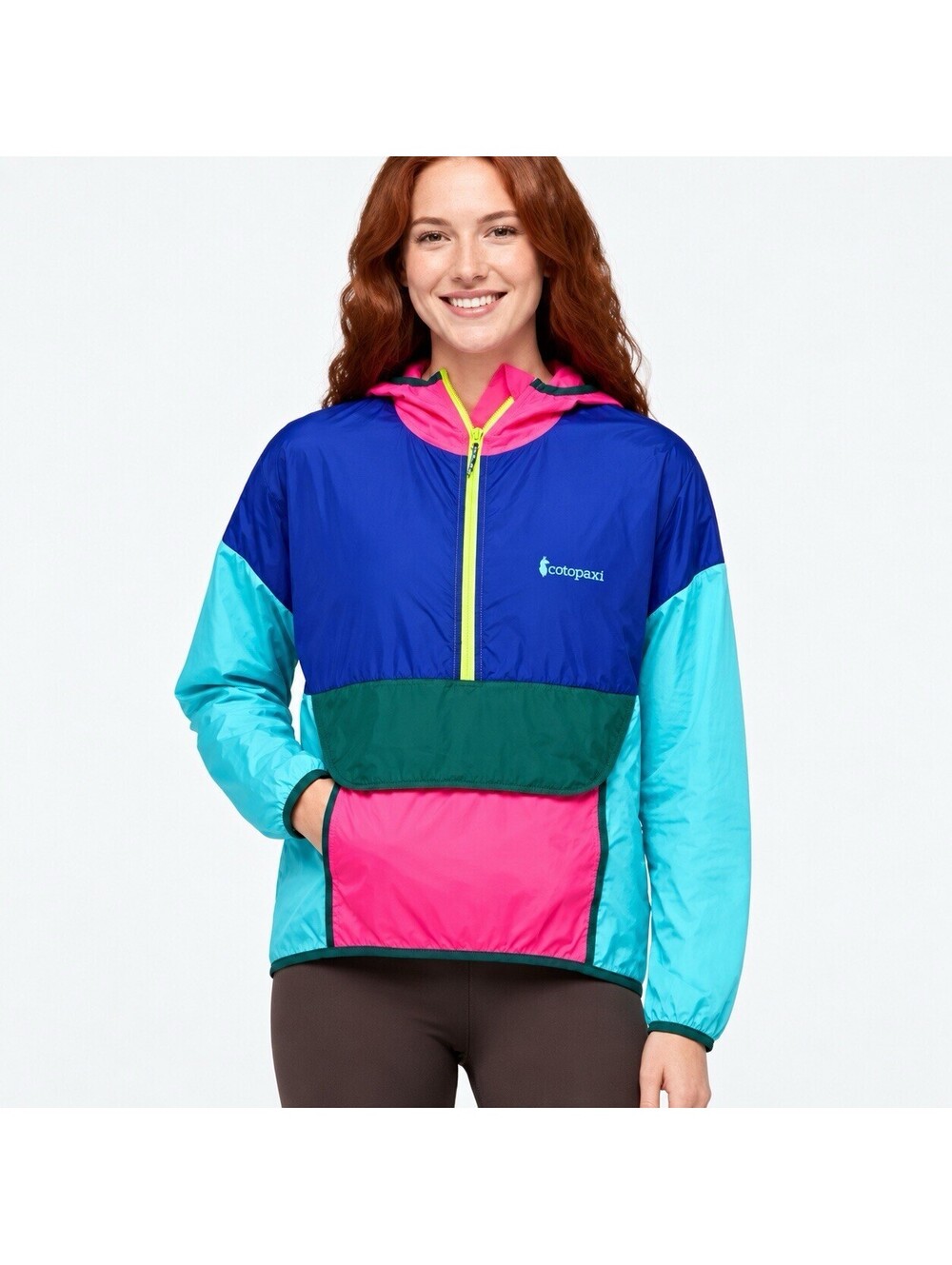 Cotopaxi Teca Colorblock Windbreaker Jacket 1/2 zip NWT